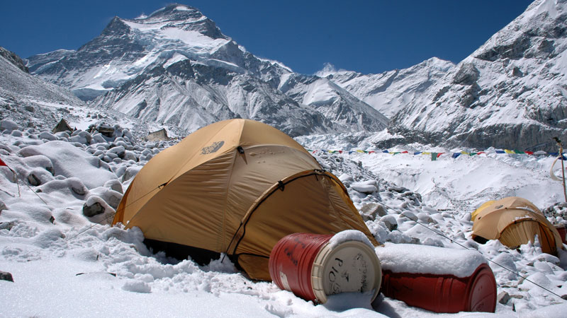 Plastic screw lid drums for mountaineering